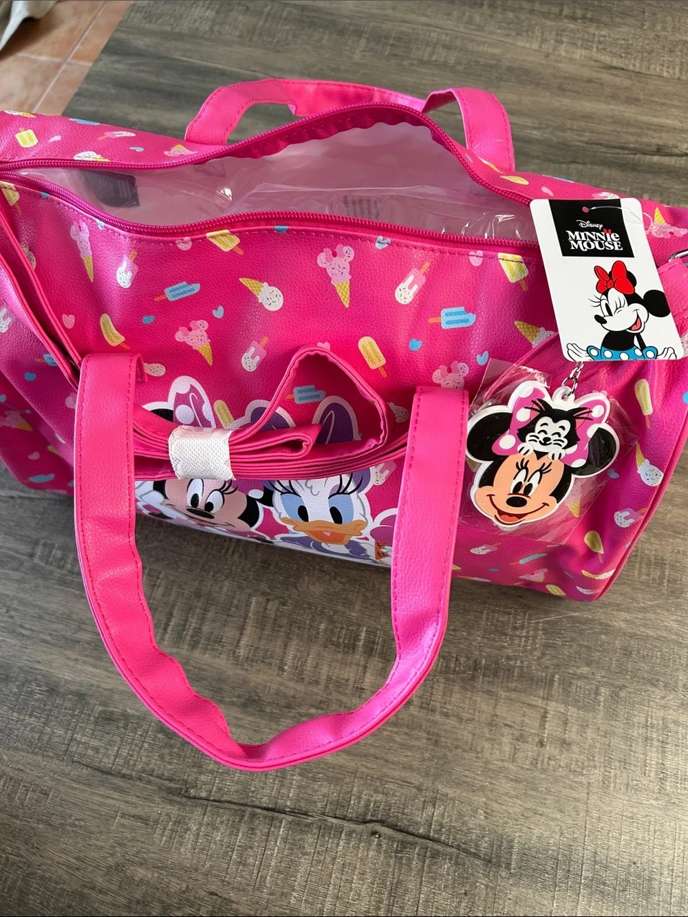 Disney Pink Minnie & Daisy Kids Duffel Bag